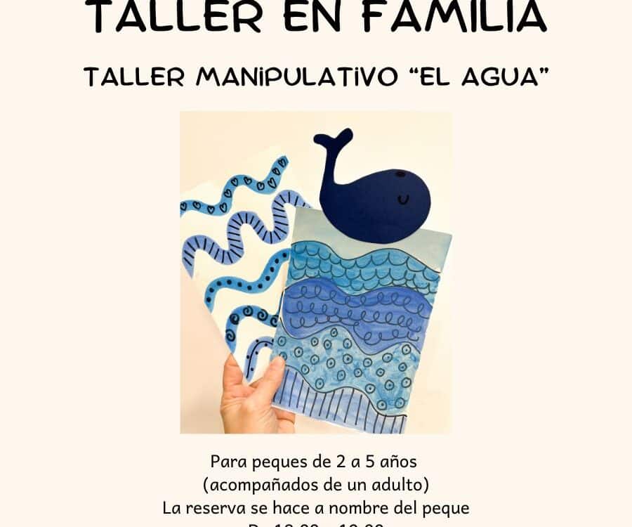 cartel con información del día y hora del taller