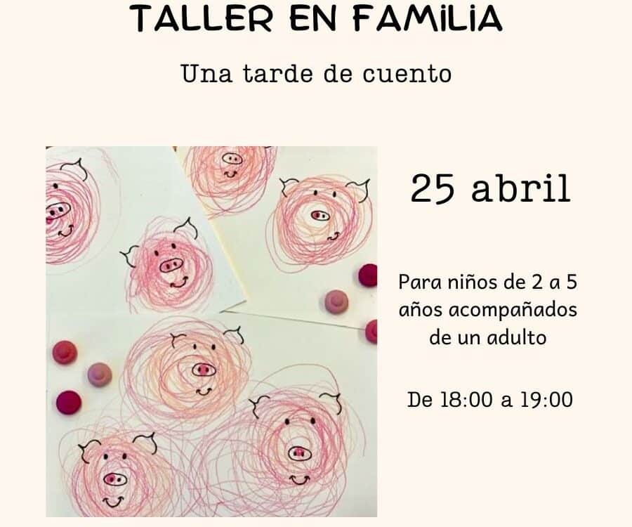 Cartel con información de la celebración del taller