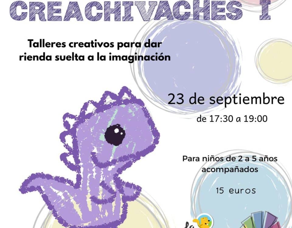 Cartel con información del taller