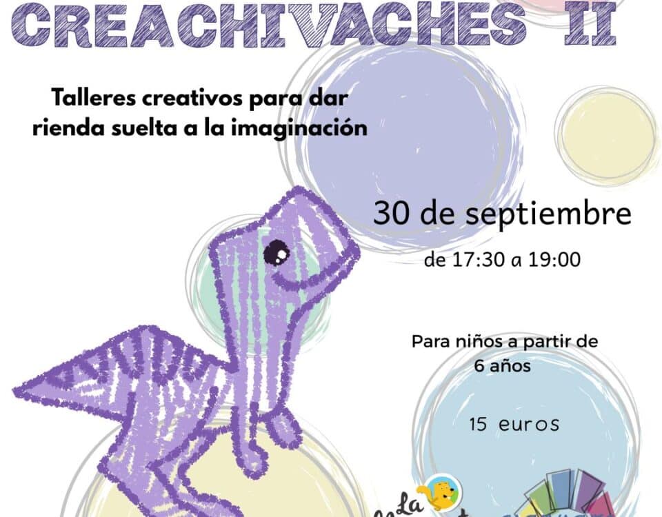 Cartel con información del taller