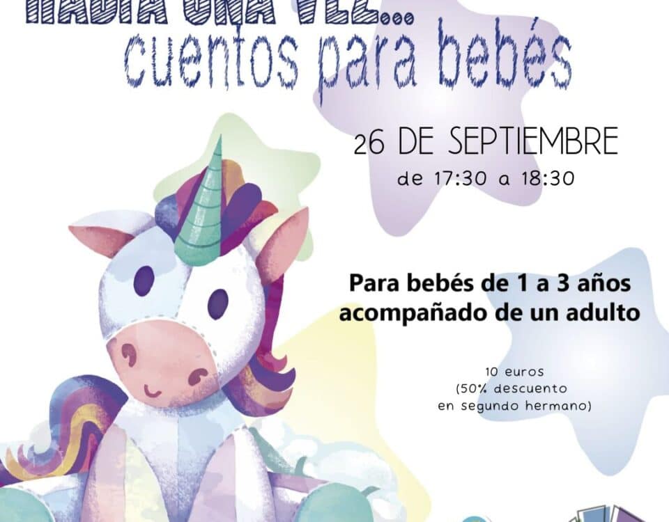 Cartel con información del taller