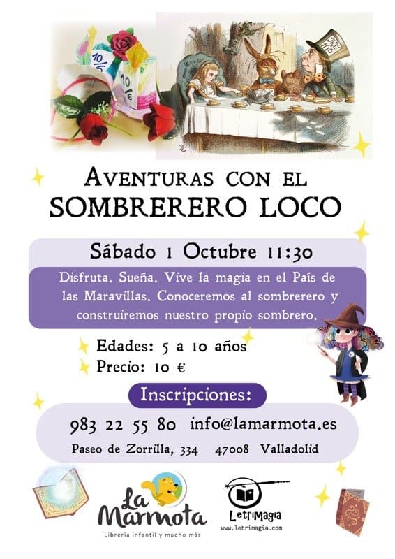 cartel con información del taller