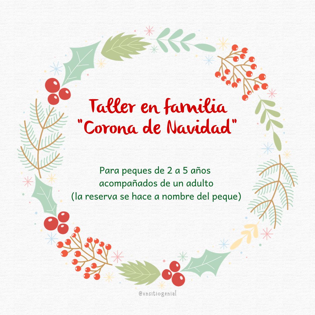 Cartel con información del taller