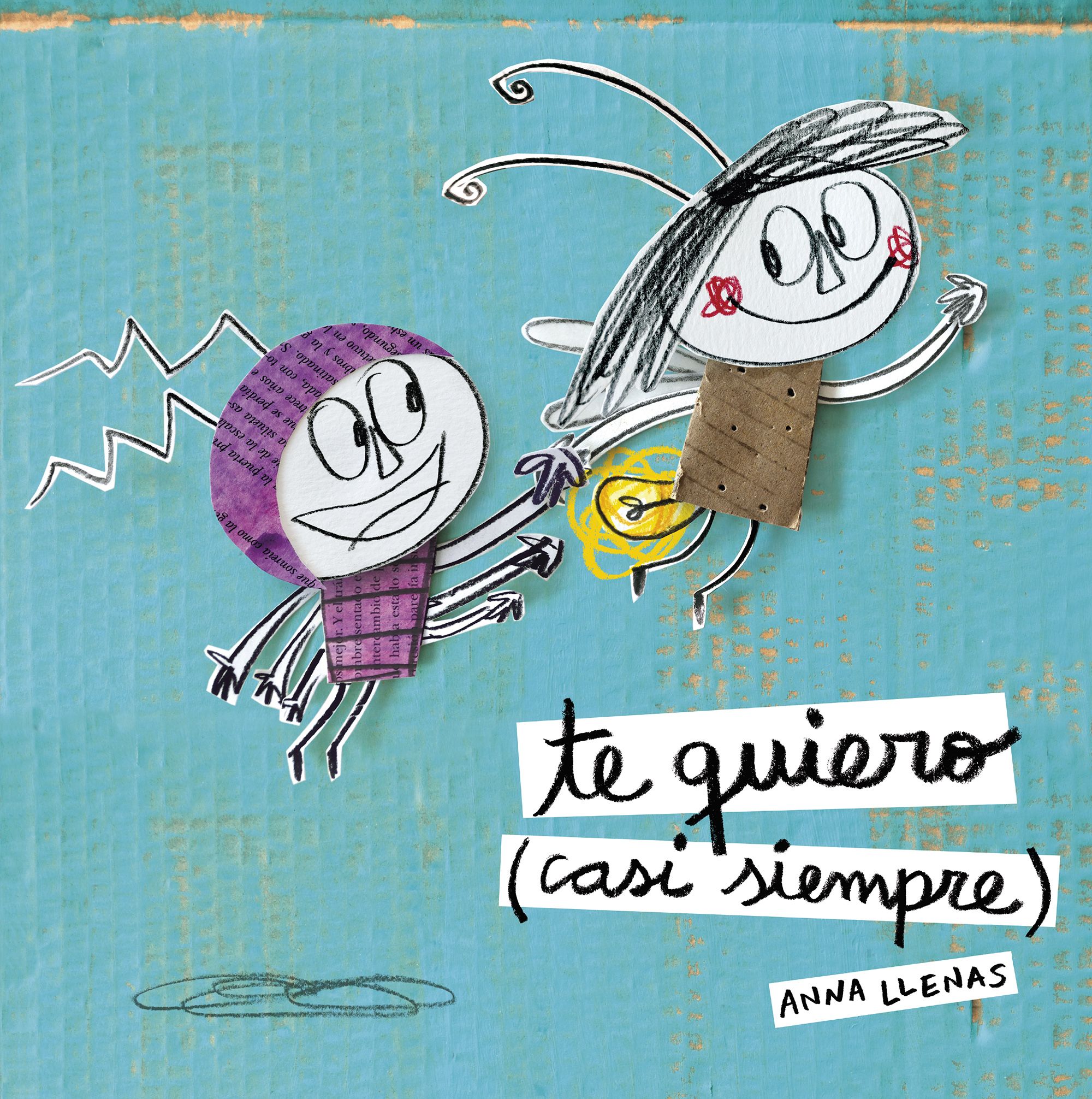 portada del libro en el que parecen los protagonistas volando dados de la mano