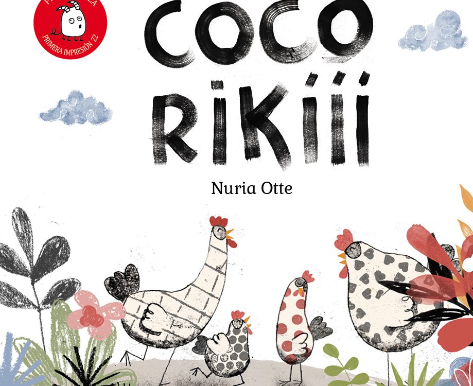 Portada del cuento en el que aparecen ilustradas un montón de gallinas