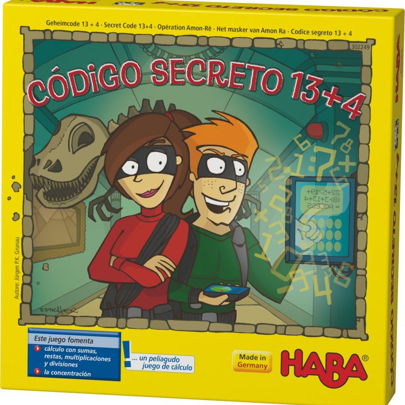 Juego de cálculo Código secreto 13 + 4