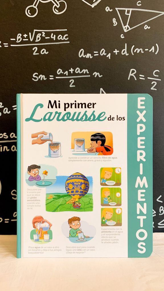 Portada del libro en la que aparecen diferentes experimentos que encontrarás en el interior