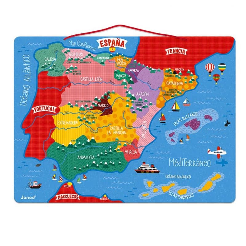 Puzzle magnético península ibérica - Imagen 4